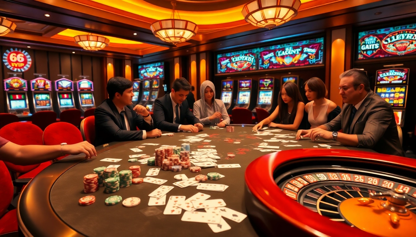 Experience the thrill of winning at 68VIP with engaging casino games and vibrant atmosphere.