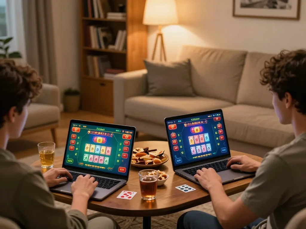 Players engage in an exciting online blackjack game with iwin club platform, showcasing vibrant gameplay.