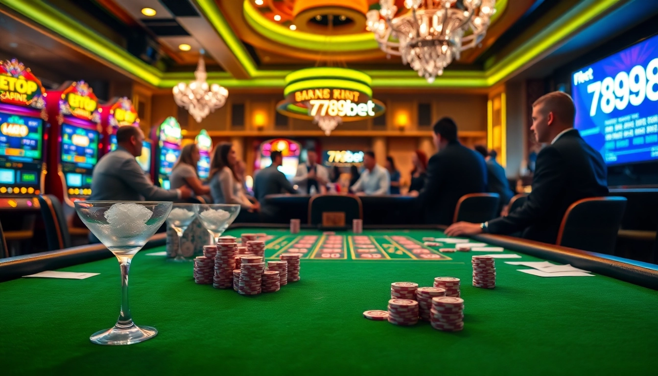 Experience thrilling gameplay at 789bet with dynamic casino tables and exciting slot machines.