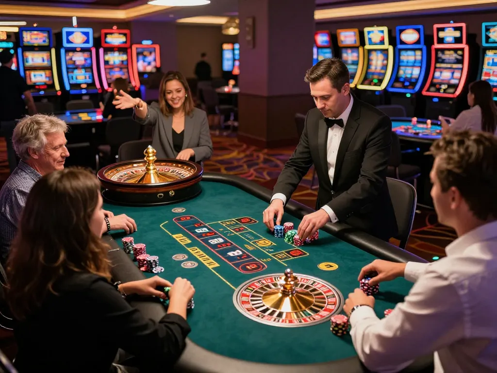 tg88 đăng nhập with players engaging in thrilling roulette action in a modern casino