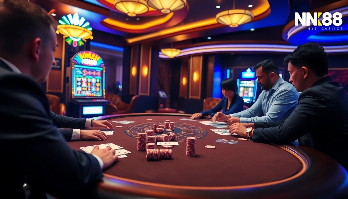Catch the excitement at NK88 with vibrant poker games and thrilling casino tables.