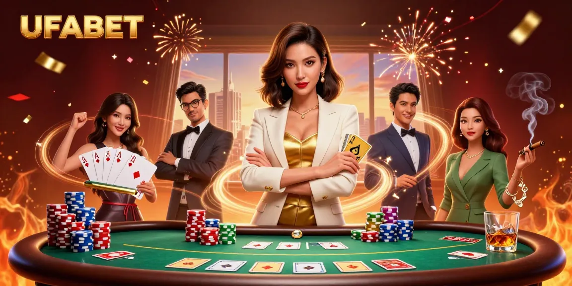 Experience the thrill at UFABET casino, where elite players engage in high-stakes poker and thrilling games.