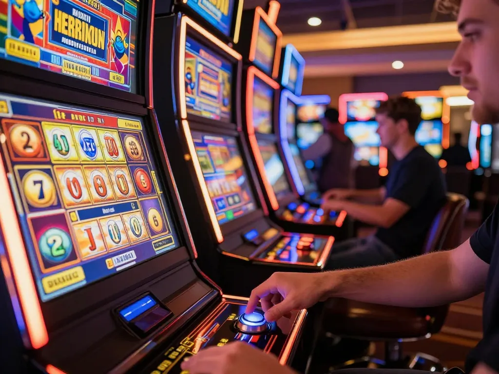 Experience excitement with a link slot gacor winning moment at the casino slot machines.