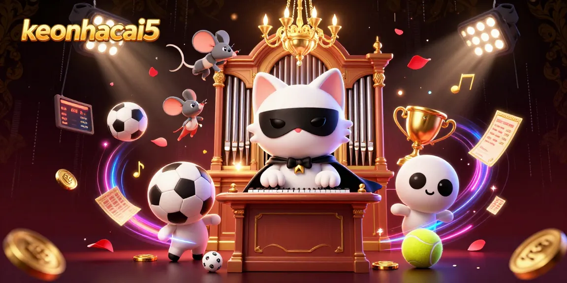 Experience the excitement of betting with keonhacai5 in a vibrant casino scene showcasing dynamic sports elements.