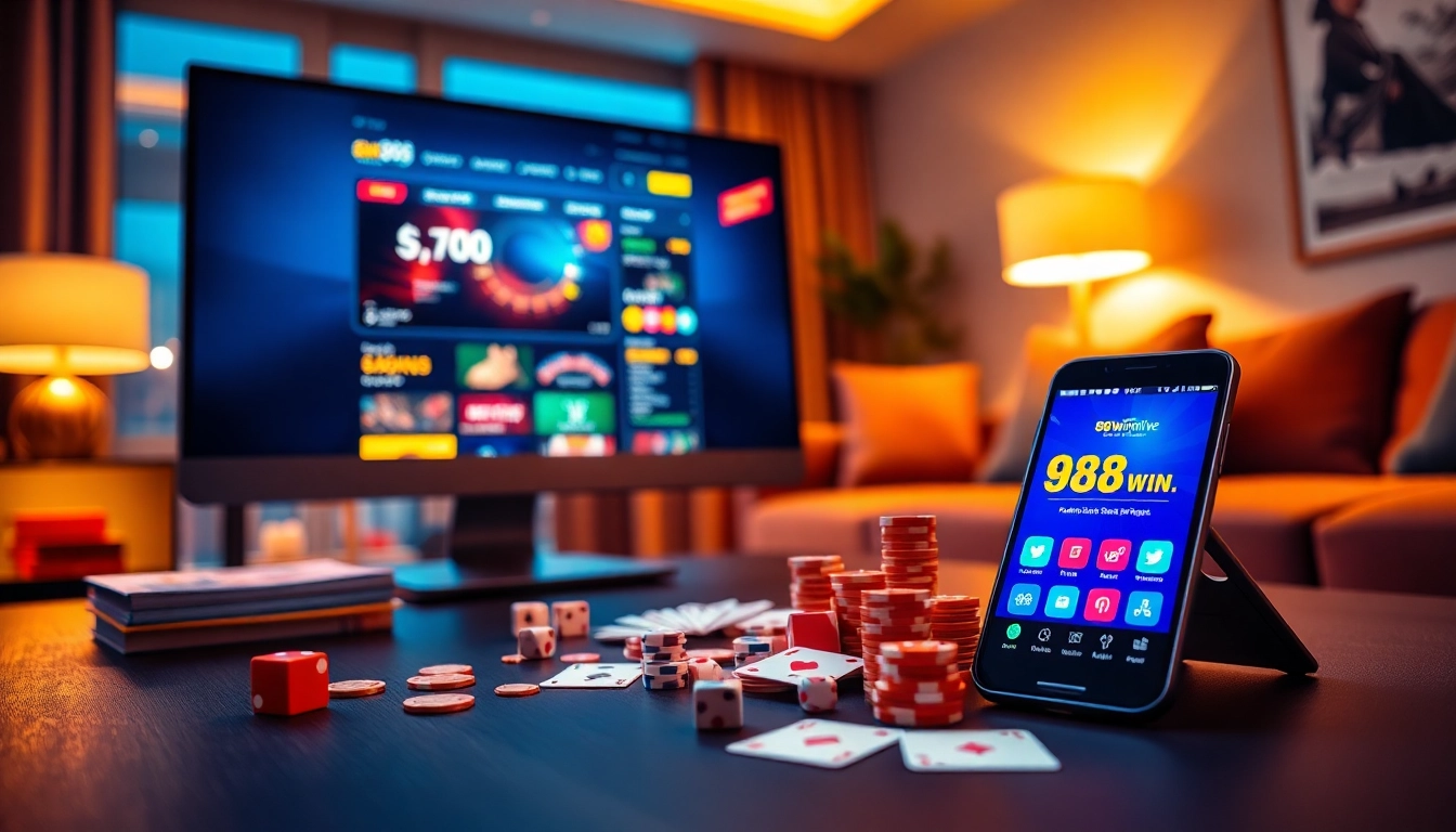 Interactive casino experience showcasing 98winwin.live with vibrant design and engaging gaming elements.