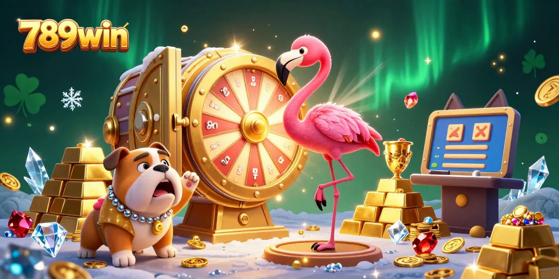 Experience the thrill of winning at 789win with a dynamic game show scene featuring exciting prizes and vibrant elements.