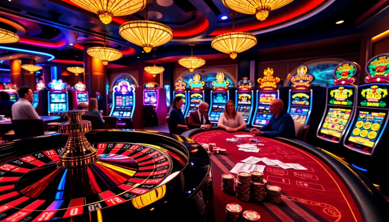 Engaged gamblers strategizing at a casino table, embodying chotruyen excitement and luxury.