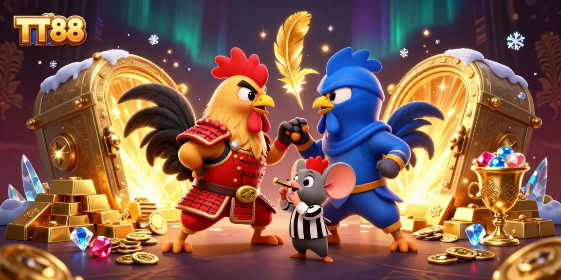 Engage with TT88's thrilling cockfighting experience and win big with dramatic standoffs.
