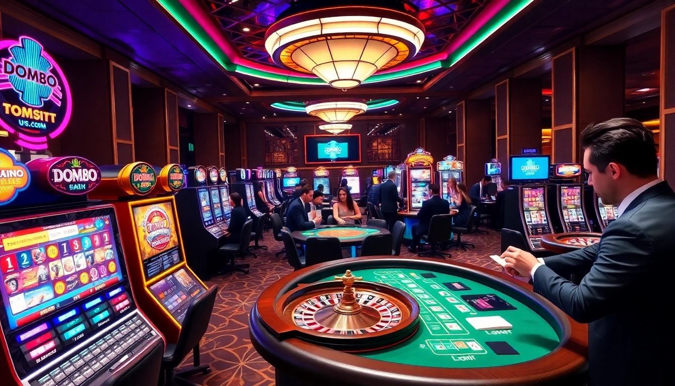 Experience the thrill of dom88.us.com with vibrant slot machines and sophisticated gaming.