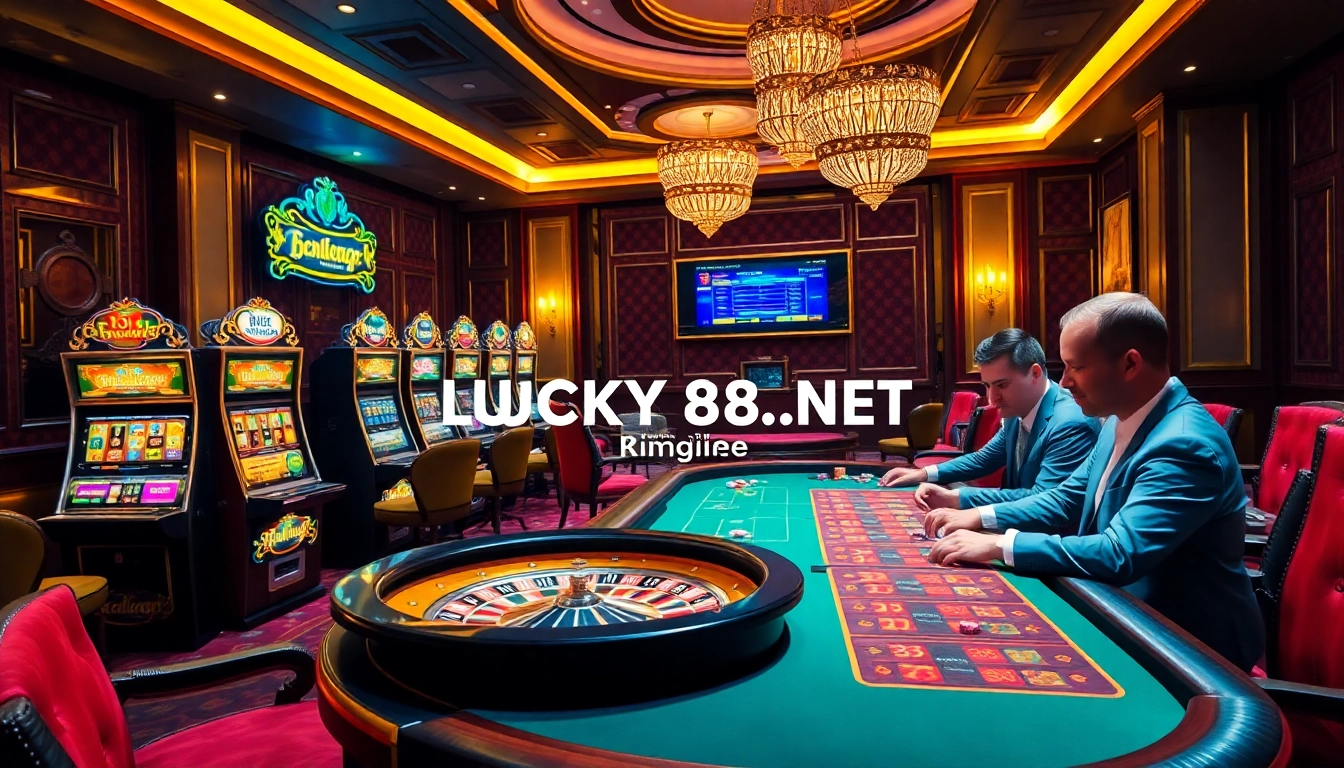 Experience the vibrant casino atmosphere with LUCKY88US.NET featuring lively games and engaged players.