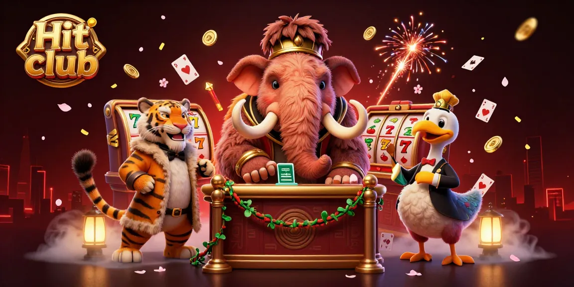 Engage with the vibrant Hit club casino scene featuring unique characters and dynamic gaming elements.