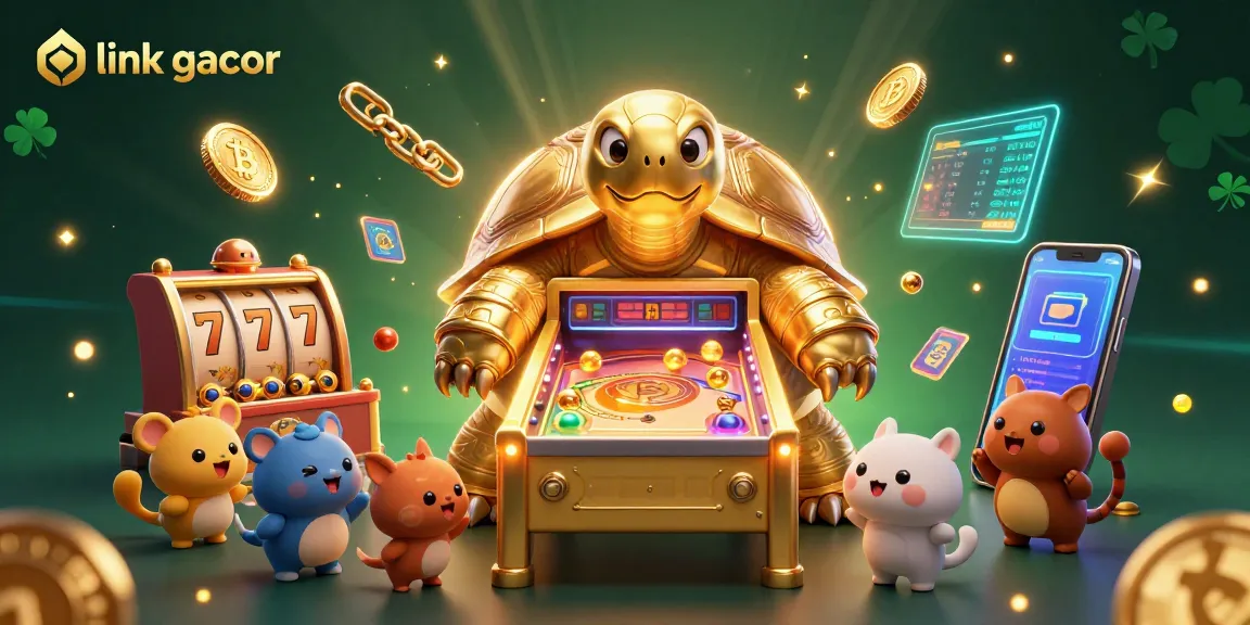 Engage with the exciting link gacor scene featuring layered casino elements and vibrant characters.
