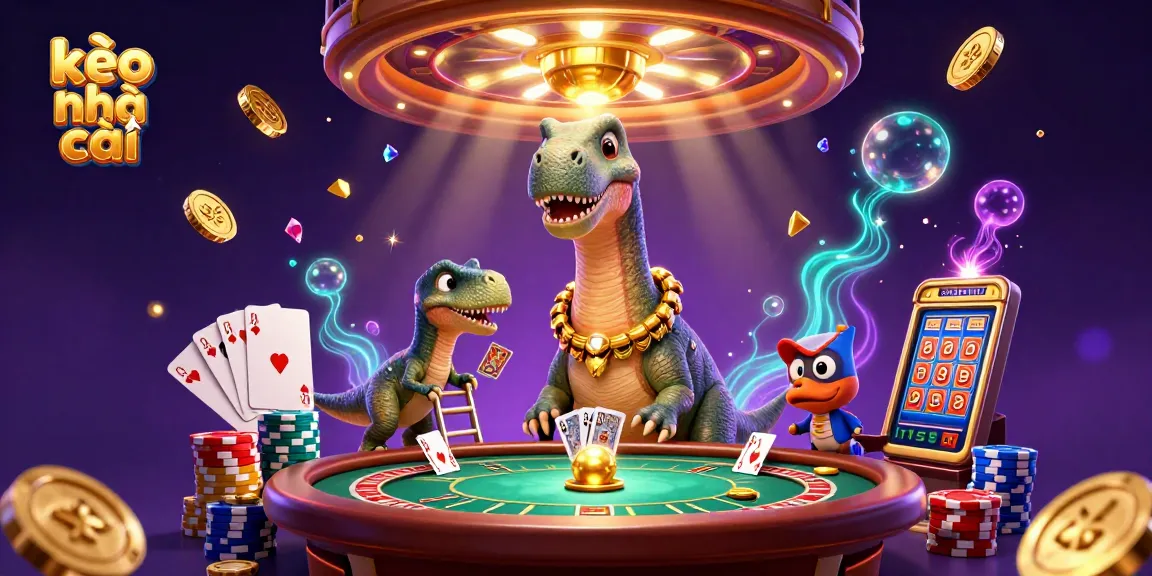 Engage with kèo nhà cái in a vibrant casino scene featuring dynamic characters and rich game elements.