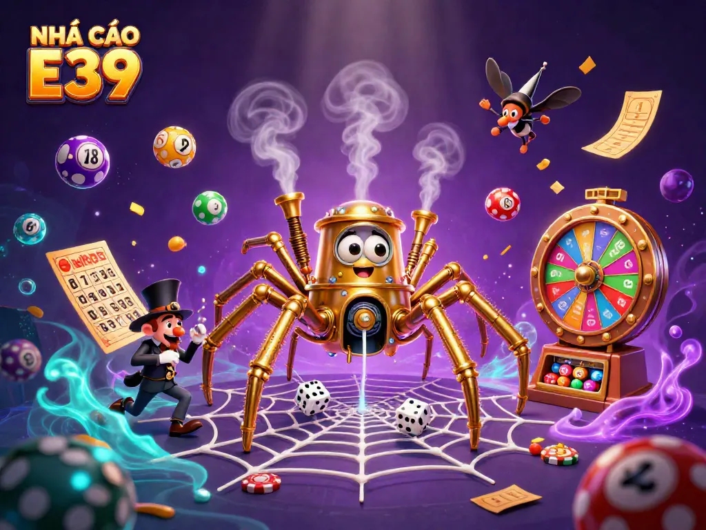 Experience excitement at NHÀ CÁI E39 as the golden spider weaves a captivating web of chance.