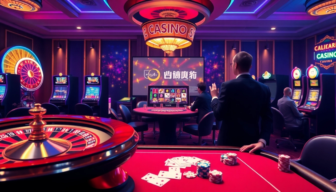 Players enjoying a thrilling game at 8day.cn.com, featuring vibrant casino elements.