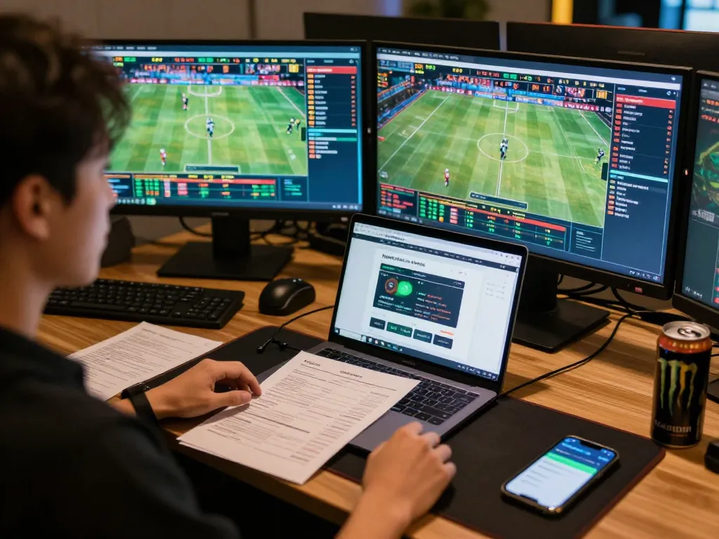 Engaging sports betting moment on Trang chủ HO88 with live odds and dynamic screens