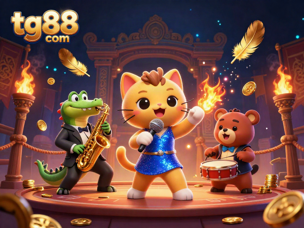 Engage in thrilling gaming at tg88 com with vibrant characters and dynamic casino elements.
