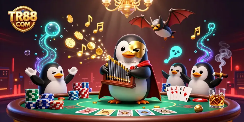Play exciting games at TR88 COM with a vibrant casino atmosphere in a dynamic arcade setting.