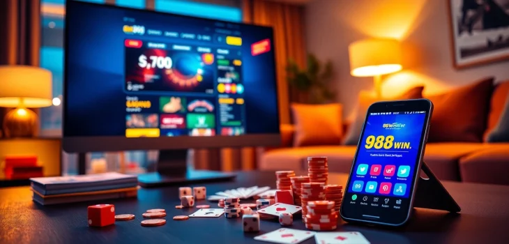 Interactive casino experience showcasing 98winwin.live with vibrant design and engaging gaming elements.