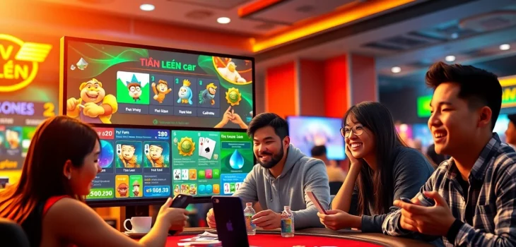 Engaging online gaming scene for topgamebaidoithuong.mx, featuring exciting card games.